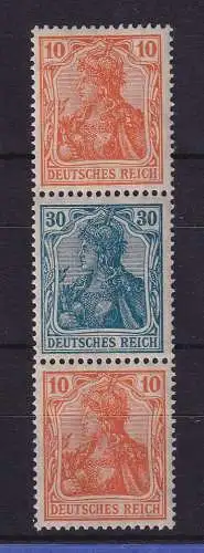 Dt. Reich Germania Zusammendruck Mi.-Nr. S16 postfrisch **