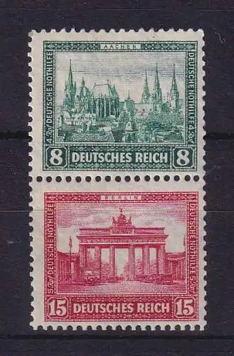 Dt. Reich Nothilfe Bauwerke Zusammendruck Mi.-Nr. S76 postfrisch **