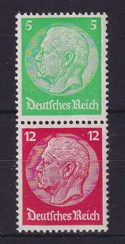 Dt. Reich Hindenburg Zusammendruck Mi.-Nr. S106 postfrisch **