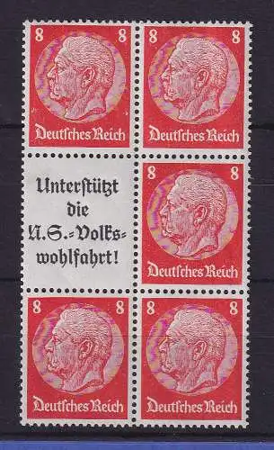 Dt. Reich Hindenburg Zusammendruck Mi.-Nr. S134 postfrisch **