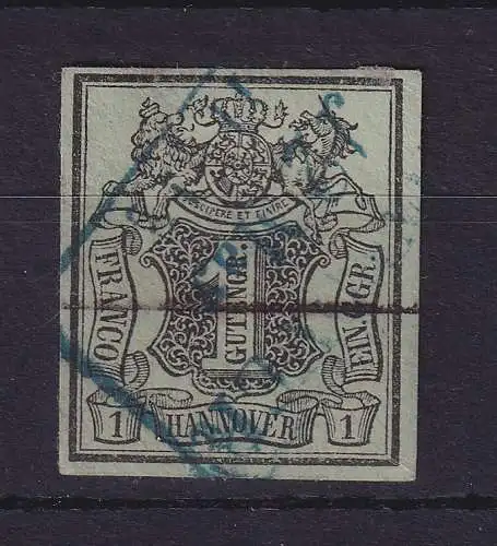 Hannover 1851 Wertziffer 1 Gutegroschen Mi.-Nr. 2a gestempelt