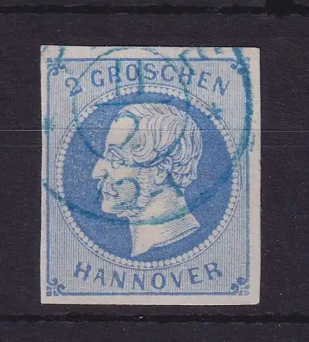 Hannover 1859 König Georg V. 2 Groschen Mi.-Nr. 15a gestempelt