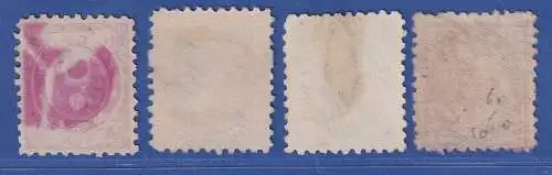 Japan 1879 Alt-Koban kpl. Satz Mi.-Nr. 53-56 gestempelt