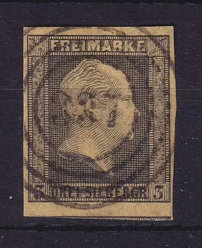 Preußen 3 Silbergroschen 1850  Mi.-Nr. 4 mit Nummern-O 337 Dortmund