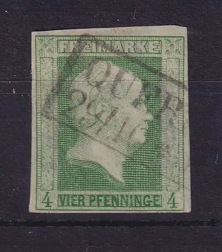 Preußen 4 Pfennige 1856  Mi.-Nr. 5a gestempelt (Querfurt?)