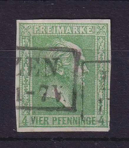 Preußen 4 Pfennige 1858  Mi.-Nr. 9 gestempelt