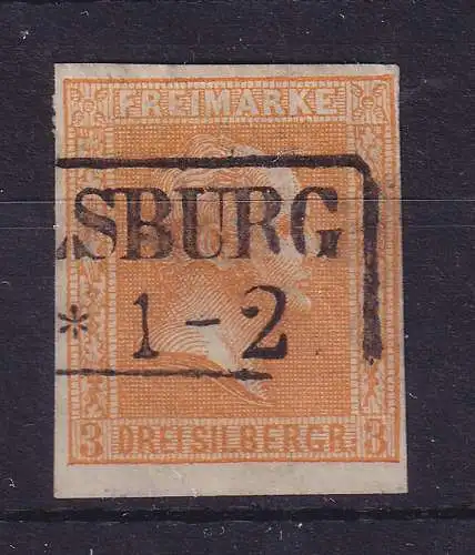 Preußen 3 Silbergroschen 1858  Mi.-Nr. 12a gestempelt