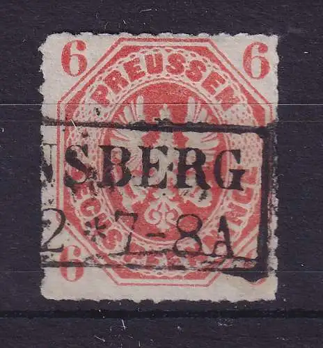 Preußen 6 Pfennige 1861  Mi.-Nr. 15a gestempelt