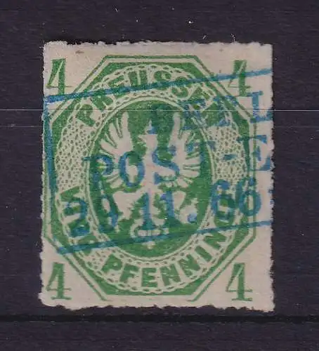 Preußen 4 Pfennige 1861  Mi.-Nr. 14a  O BERLIN