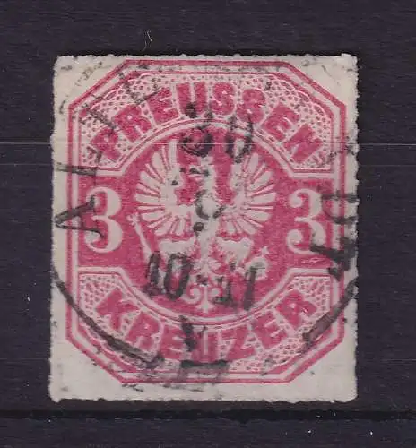 Preußen 3 Kreuzer 1867  Mi.-Nr. 24 gestempelt 