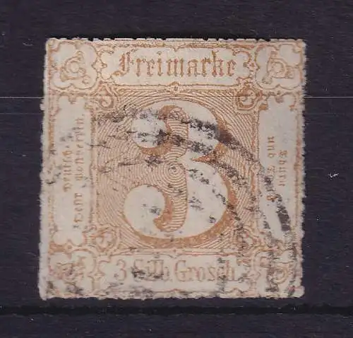 Thurn und Taxis 3 Silbergroschen 1865  Mi.-Nr. 40 gestempelt