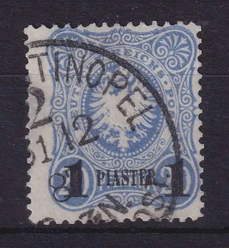 Deutsche Post in der Türkei 1886  Mi.-Nr. 3d  O CONSTANTINOPEL