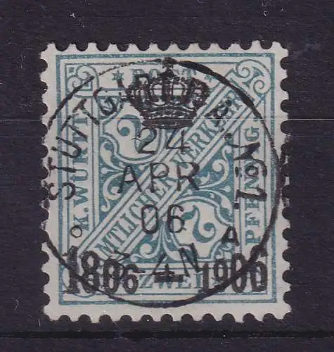 Württemberg 1906 Dienstmarke 100-Jahr-Feier Mi.-Nr. 217 mit Gefälligkeits-O