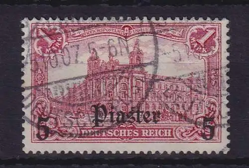 Deutsche Post in der Türkei 1905  Mi.-Nr. 32 B gestempelt