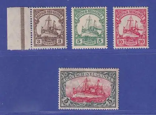 Deutsch-Neuguinea 1914/18  Mi.-Nr. 21-23 und 24 postfrisch **