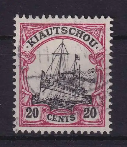 Dt. Kolonien Kiautschou 1905  20 Cents  Mi.-Nr. 22 gestempelt