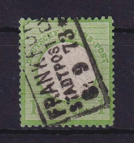 Dt. Reich 1872 gr. Brustschild 1 Kr Mi.-Nr. 23a O FRANKFURT