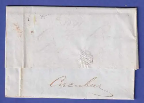 Schottland Vorphila-Brief mit O LEITH nach London 1841