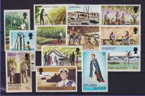 Pitcairn Islands 1977 Landesmotive  Mi.-Nr. 163-173 postfrisch **