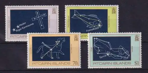 Pitcairn Islands 1984 Sternbilder Mi.-Nr. 251-254 postfrisch **