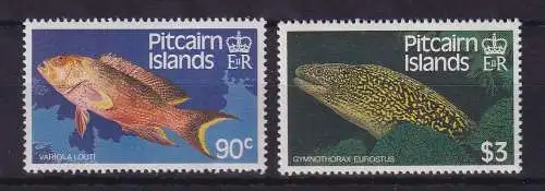 Pitcairn Islands 1988 Fische Mi.-Nr. 305-306 postfrisch **