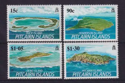Pitcairn Islands 1989 Die Pitcain-Inseln Mi.-Nr. 346-349 postfrisch **