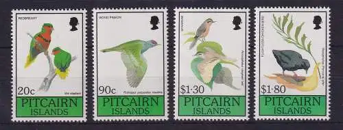 Pitcairn Islands 1990 Tropische Vögel Mi.-Nr. 367-370 postfrisch **