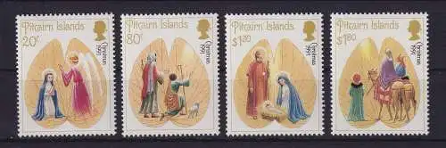 Pitcairn Islands 1991 Weihnachten Mi.-Nr. 387-390 postfrisch **
