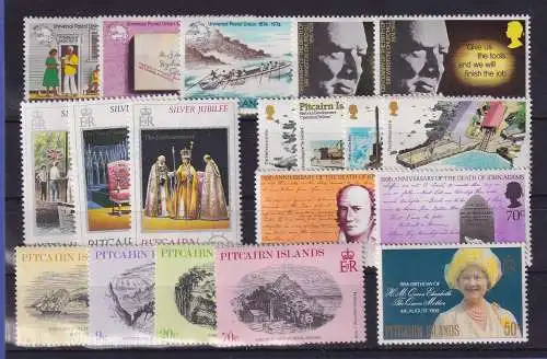 Pitcairn Islands Lot 19 Werte postfrisch **