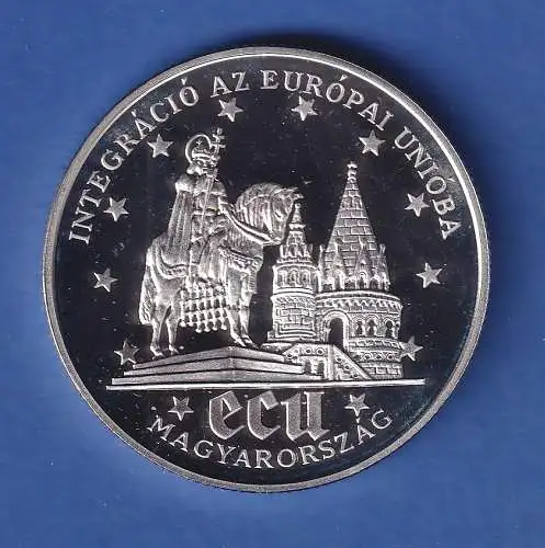 Ungarn 1994 Silbermünze Ungarn in der EU 500 Forint 31,46g Ag925 PP