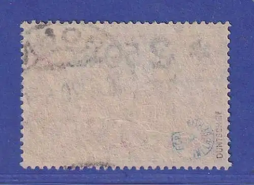 Dt. Reich 1920 Wertaufdruck 2,50 M  Mi.-Nr. 118b gestempelt gpr. DÜNTSCH BPP