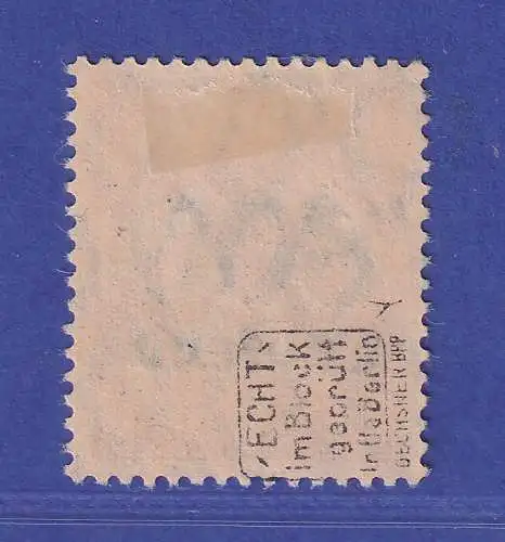 Dt. Reich 1923 Dienstmarke 800 Tsd. Mark  Mi.-Nr. 95Y gestempelt gpr. INFLA 