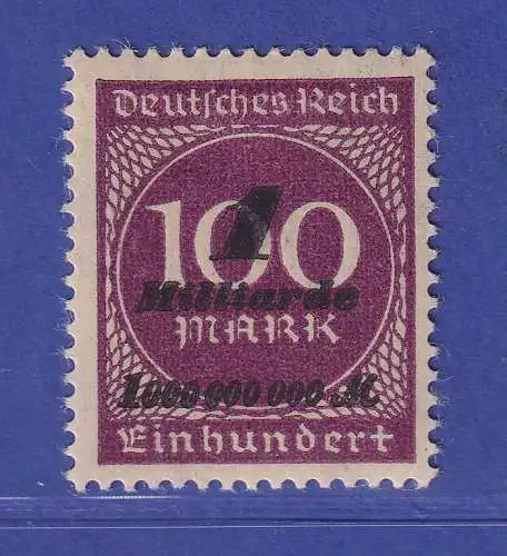 Dt. Reich 1923 OPD-Ausgabe München 1 Mrd. Mark  Mi.-Nr. 331a ungebraucht *