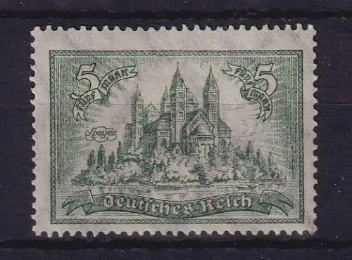 Dt. Reich 1924 Bauwerke 5 Mark Mi.-Nr. 367 ungebraucht *