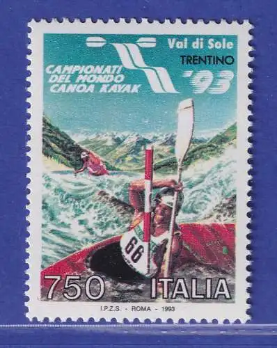 Italien 1993 Weltmeisterschaften im Kanuslalom, Val di Sole Mi-Nr. 2288 **
