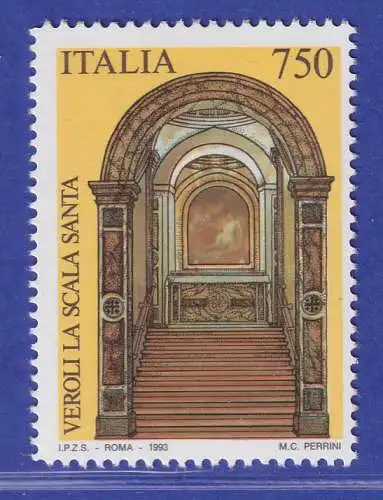 Italien 1993 Heilige Treppe in der St.-Salome-Basilika, Veroli Mi-Nr. 2290 **