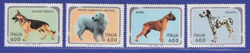 Italien 1994 Hunde  Mi-Nr. 2314-17 **