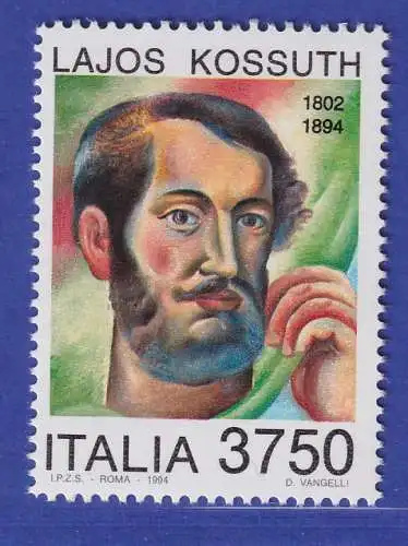 Italien 1994 Lajos Kossuth ungarischer Politiker Mi-Nr. 2324 **