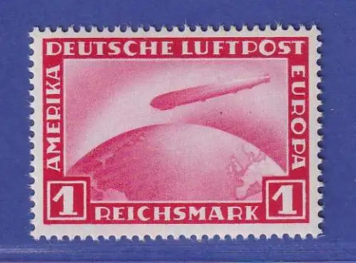 Dt. Reich 1931 Flugpostmarke Luftschiff 1 Reichsmark Mi.-Nr. 455 postfrisch **