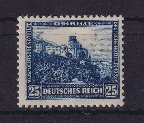 Dt. Reich 1931 Nothilfe Bauwerke Heidelberger Schloss Mi.-Nr. 461 postfrisch **