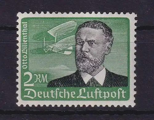 Dt. Reich 1934 Flugpostmarke Otto Lilienthal Mi.-Nr. 538x ungebraucht *