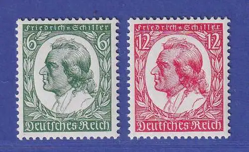 Dt. Reich 1934 Schiller Mi.-Nr. 554-555 postfrisch **