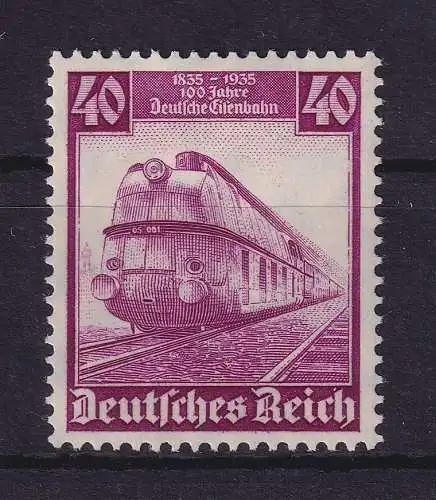 Dt. Reich 1935 Eisenbahn 40 Pf  Mi.-Nr. 583 postfrisch **