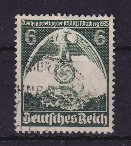 Dt. Reich 1935 Reichsparteitag Mi.-Nr. 586 II gestempelt