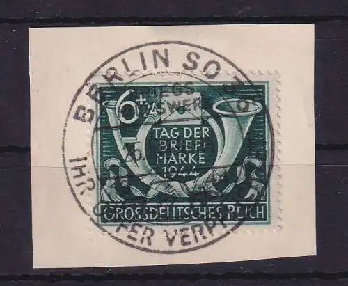 Dt. Reich 1944 Tag der Briefmarke Mi.-Nr. 904 mit So.-O BERLIN auf Briefstück