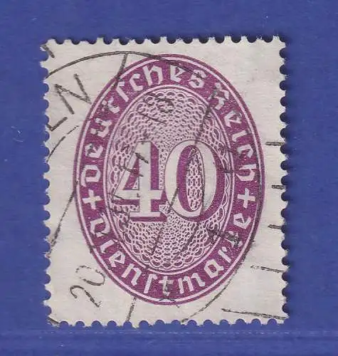 Dt. Reich 1927/33 Dienstmarke 40 Pf  Mi.-Nr. 121 Y gestempelt