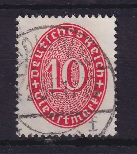 Dt. Reich 1927/33 Dienstmarke 10 Pf  Mi.-Nr. 123 Y gestempelt