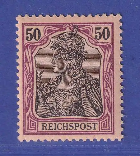 Dt. Reich 1900 Germania REICHSPOST 50 Pf Mi.-Nr. 61 postfrisch **