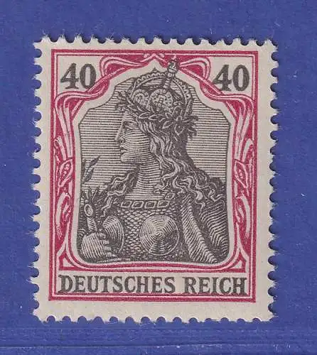 Dt. Reich 1902 Germania DEUTSCHES REICH ohne Wz. 40 Pf Mi.-Nr. 75 postfrisch **
