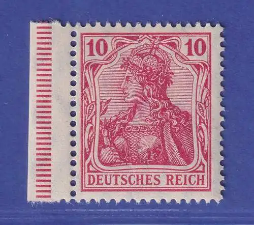 Dt. Reich 1905 Germania Friedensdruck 10 Pf Mi.-Nr. 86 Ia ** gpr. JÄSCHKE BPP